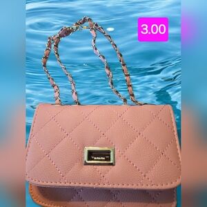 Pink Quilted purse